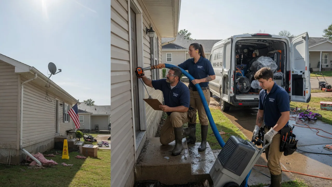 Ceiling Water Damage Restoration in Emmons, MN near me